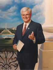Portrait of Newton Leroy Gingrich