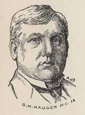 Portrait of Gilbert Nelson Haugen