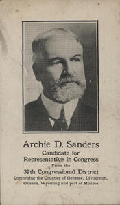 Portrait of Archie Dovell Sanders