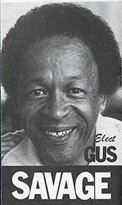 Portrait of Gus Savage