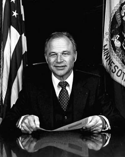 Portrait of Albert Harold Quie