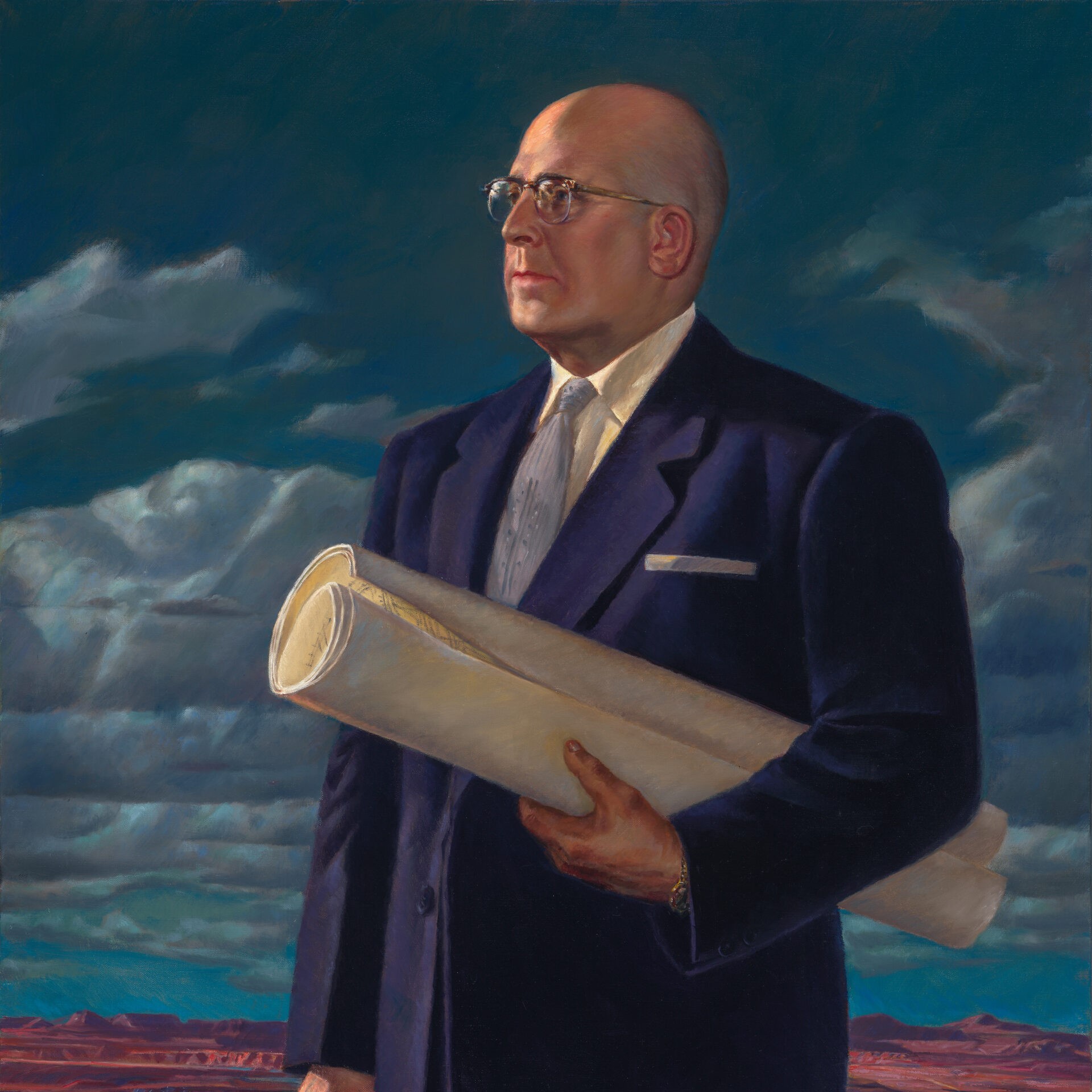 Portrait of George Dewey Clyde