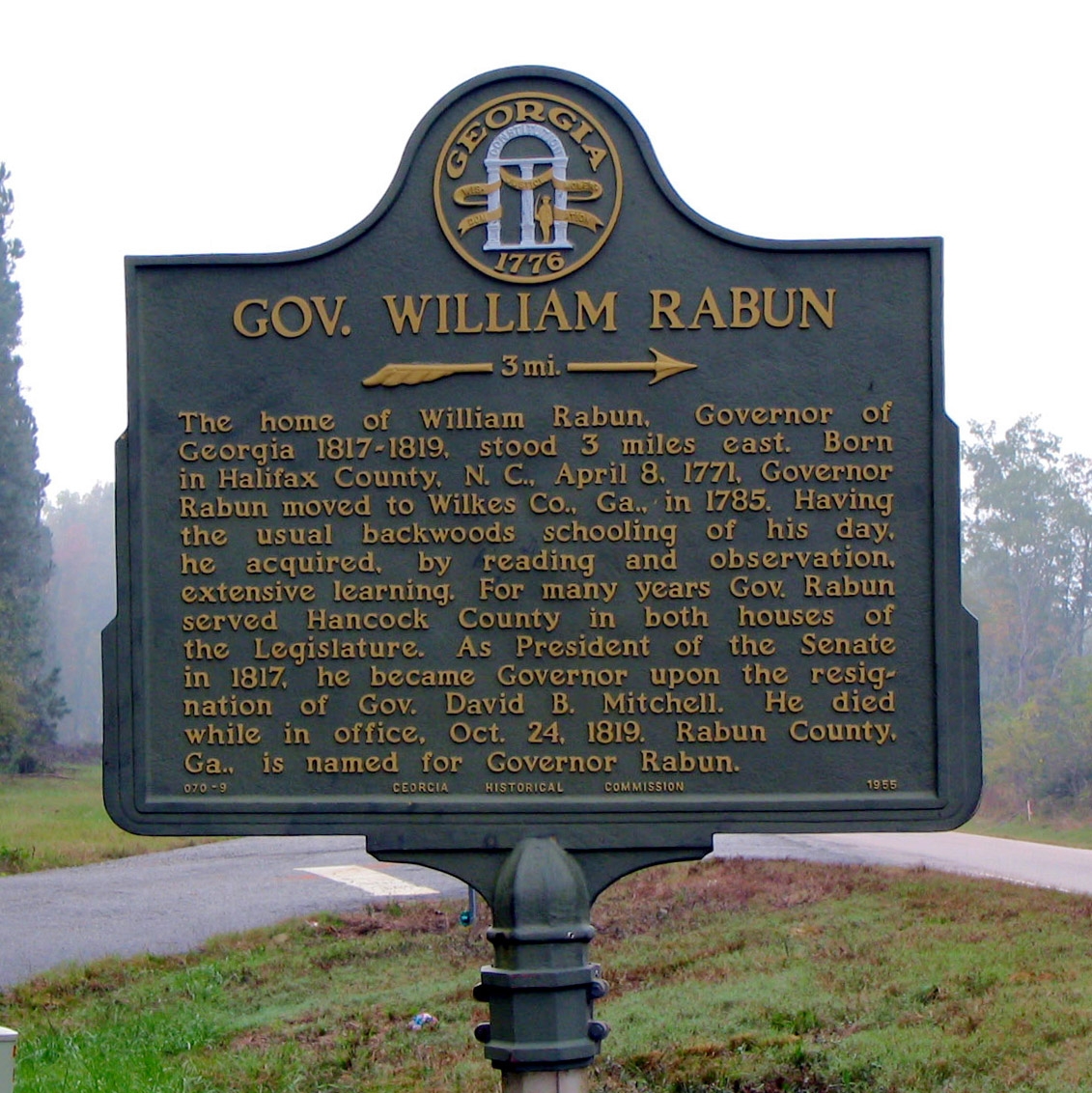 William Rabun portrait