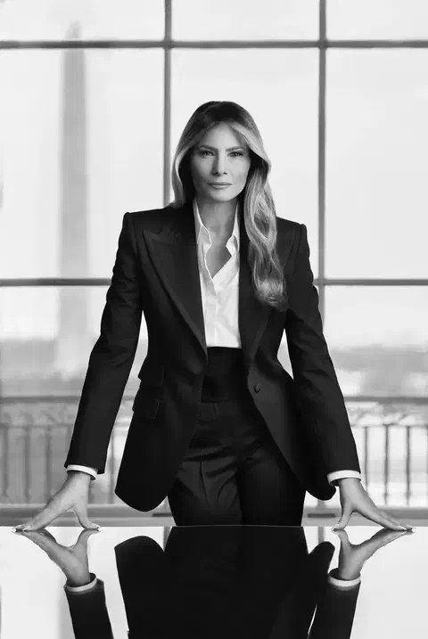 Portrait of Melania Trump