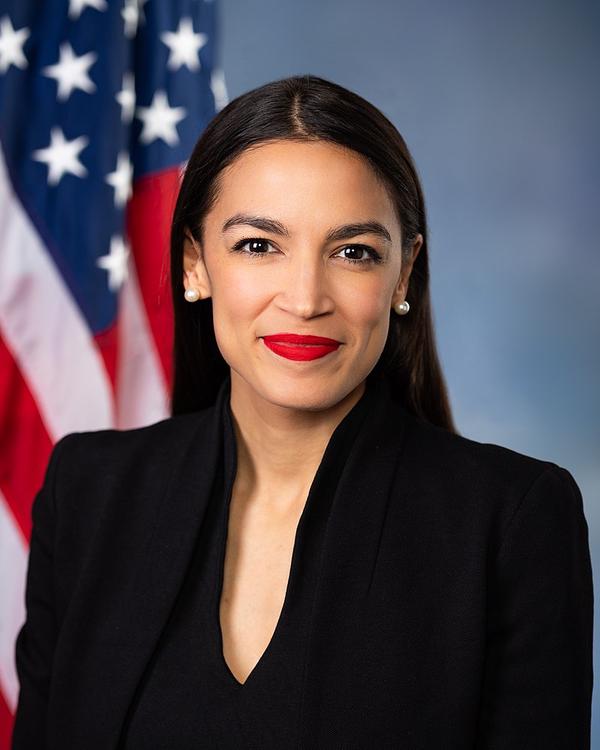 Alexandria Ocasio-Cortez portrait